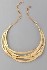 Kenneth Jay Lane Polished Multi Row Necklace