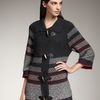 Splendid Fair Isle Toggle Sweater in Blue (charcoal) - Lyst