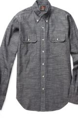 Woolrich Button Down Collar Chambray Shirt