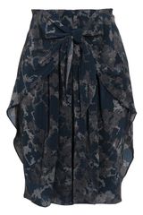 3.1 Phillip Lim Silk Skirt with Tie-front