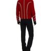 Alexander Mcqueen Wool Military Patterned Cardigan in Red for Men (red navy) - Lyst