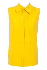 Chloé Silk Crepe Pussycat Blouse