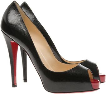 Christian Louboutin Very Prive Peep-toe Court Shoes - Lyst