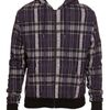 Christopher Kane Tartan Printed Cotton Fleece Hoodie in Blue for Men (navy) - Lyst