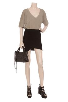 James Perse Deep V-neck T-shirt - Lyst