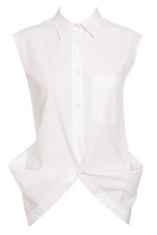 Maison Martin Margiela Structured Cotton Shirt - Lyst