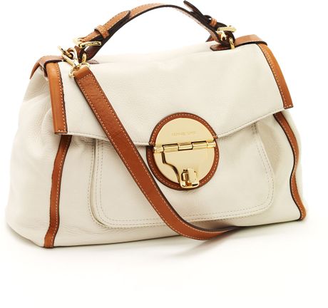 Michael By Michael Kors Margo Tophandle Tote, Vanilla in White (vanilla) - Lyst