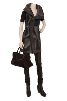 Rick Owens Patchwork Gilet - Lyst
