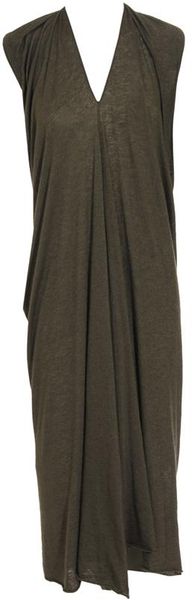 Rick Owens Silk-cashmere Knit Tunic Dress - Lyst