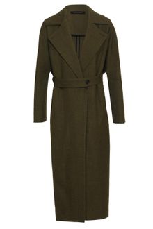 Roland Mouret Lewis Wool Hopsack Trench Coat - Lyst