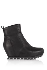 Camilla Skovgaard Low Wedge Ankle Boot with Saw Sole