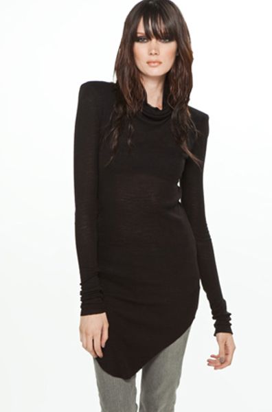 Helmut Lang Long Sleeve Tee in Black in Black - Lyst