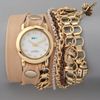La Mer Collections Palm Springs Vintage Charms Watch in Beige (camel) - Lyst