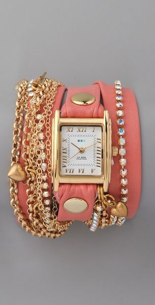 La Mer Collections Tokyo Crystal Wrap Watch - Lyst
