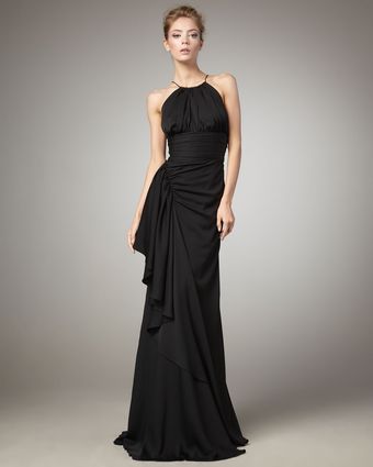 Robert Rodriguez Black Label Frances Halter Gown, Black - Lyst
