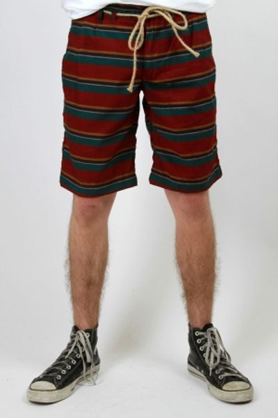 Vanishing Elephant Vassar Pleated Shorts in Red for Men (elephant) - Lyst