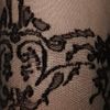Asos Collection Asos Lace Over The Knee & Sheer Tights in Black - Lyst