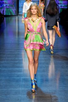 D&G Spring 2012 Scarf Wrapped Wedges - Lyst