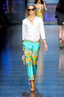 D&G Spring 2012 Scarf Wrapped Wedges - Lyst