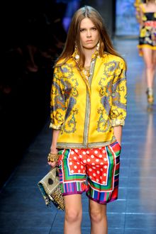 D&G Spring 2012 Printed Shorts - Lyst