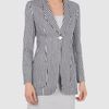Emporio Armani Blazers in Black (white) - Lyst