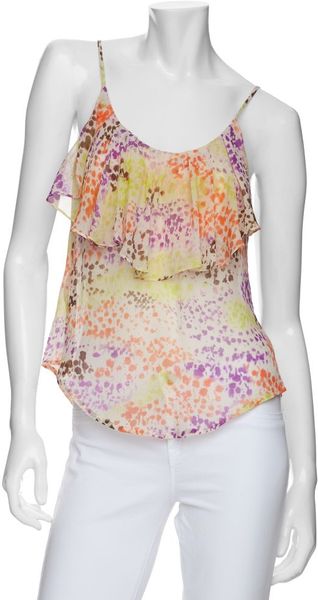 Exclusive For Intermix Exclusive Ruffle Tropical Top - Lyst