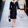 Fendi Spring 2012 Button Down Dress in Black - Lyst