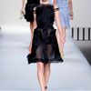 Fendi Spring 2012 Apronfront OffTheShoulder Top in Black - Lyst