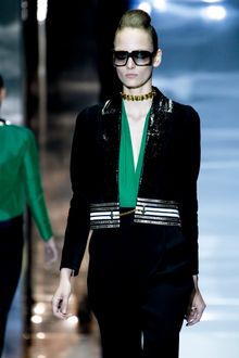 Gucci Spring 2012 Black Oversized Sunglasses - Lyst