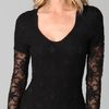 Nightcap Clothing Iris Lace Bodysuit in Black - Lyst