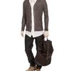 Christopher Kane Houndstooth Pattern Silkcashmere Knit Cardigan in Gray for Men (dark) - Lyst