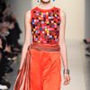 Bottega Veneta Spring 2012 Orange Sleeveless Top with Crochet Detailing in Orange (brown, orange) - Lyst