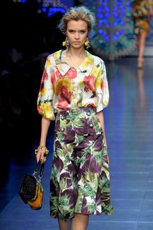 Dolce & Gabbana Spring 2012 Small Printed Handbag  - Lyst