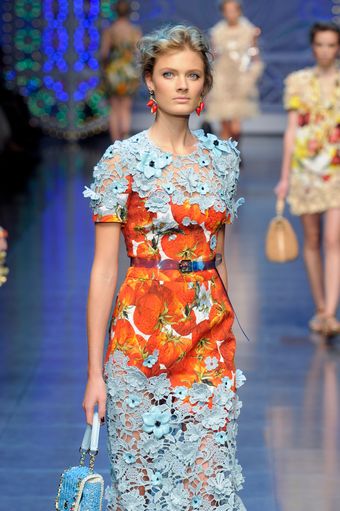 Dolce & Gabbana Spring 2012 Multi Print Mary Janes  - Lyst