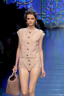 Dolce & Gabbana Spring 2012 Crochet Lace Bloomers - Lyst