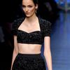 Dolce & Gabbana Spring 2012 Corset Laced Open Toe Heels  in Black - Lyst