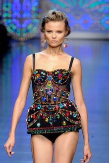 Dolce & Gabbana Spring 2012 Bloomers - Lyst
