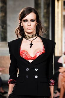 Emilio Pucci Spring 2012 Pucci Print Lace Bra - Lyst