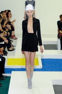 Jil Sander Spring 2012 Blue High Heel Ankle Boots - Lyst