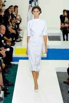 Jil Sander Spring 2012 White Pointed Toe Pumps - Lyst