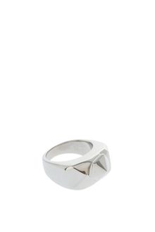 Asos Black Buckled Crystal Ring - Lyst