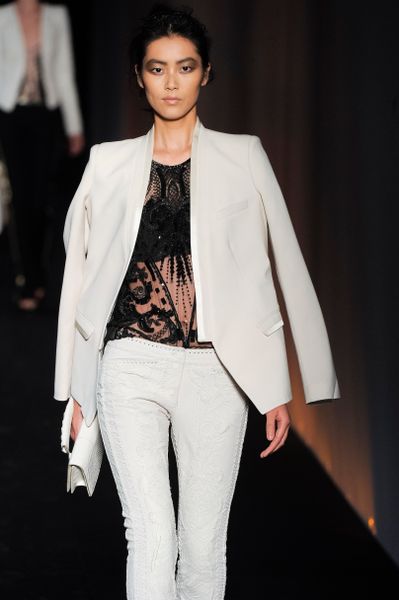 Roberto Cavalli Spring 2012 White Clutch Bag in White - Lyst