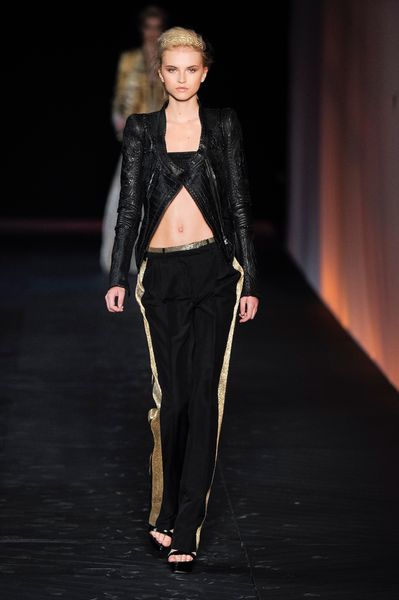 Roberto Cavalli Spring 2012 High Heel Platform Sandals In Black in Black - Lyst