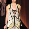 Roberto Cavalli Spring 2012 Peaked Lapel Sleeveless Jacket in Animal - Lyst