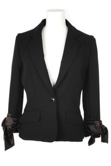 Azzaro Wool and Polyamide Blend Tailor Collar Jacket Lined in Silk - Lyst