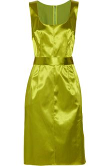 Dolce & Gabbana Seam-detail Satin Dress - Lyst