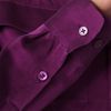 Equipment Signature Sand Washed Satin Blouse in Purple - Lyst