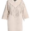 Isabel Marant Navajo Suede Fringe Dress in Pink (beige) - Lyst