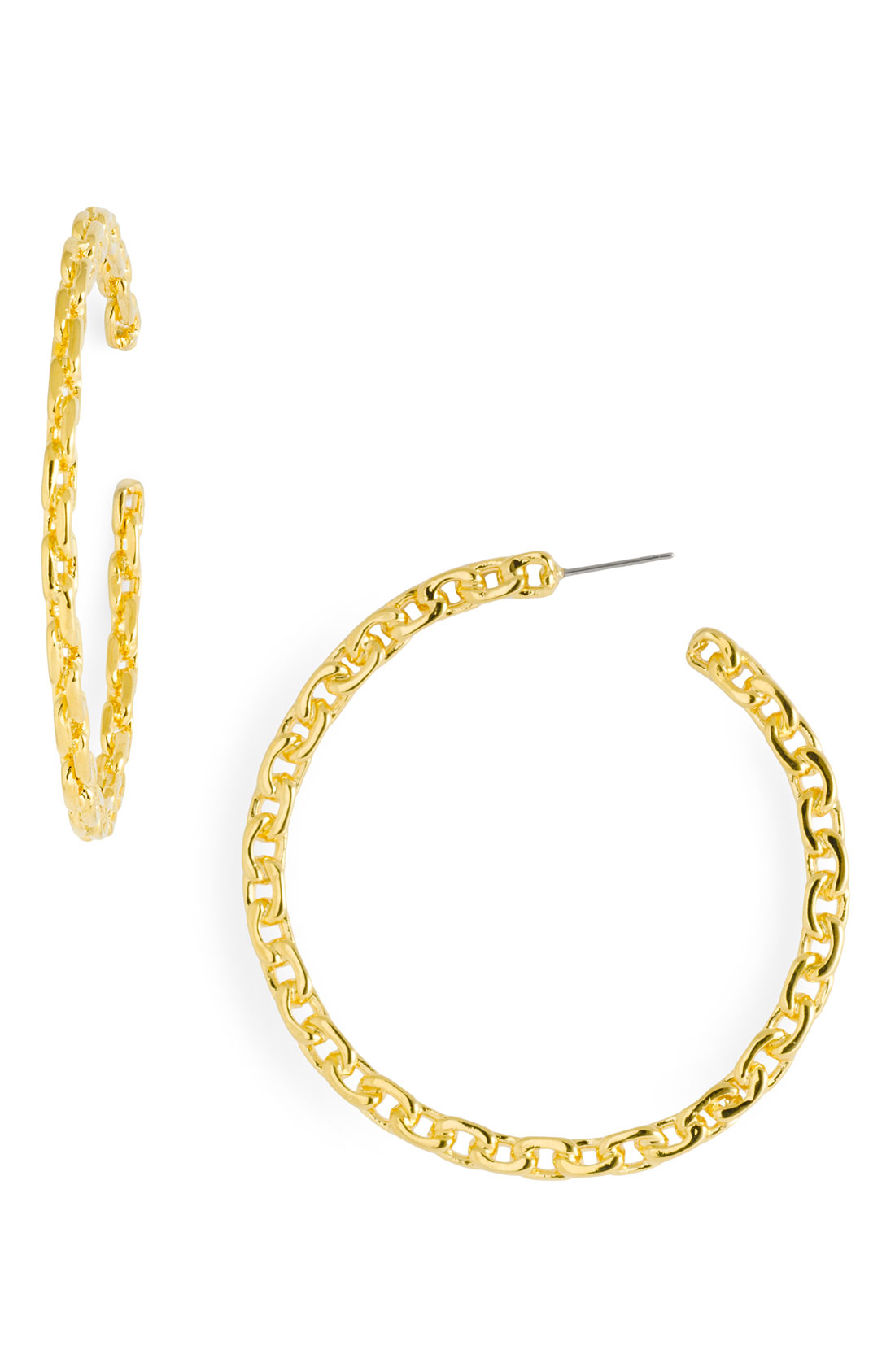 Tory burch hoop earrings gold Clearance