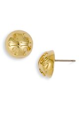 Tory Burch Small Domed Stud Earrings